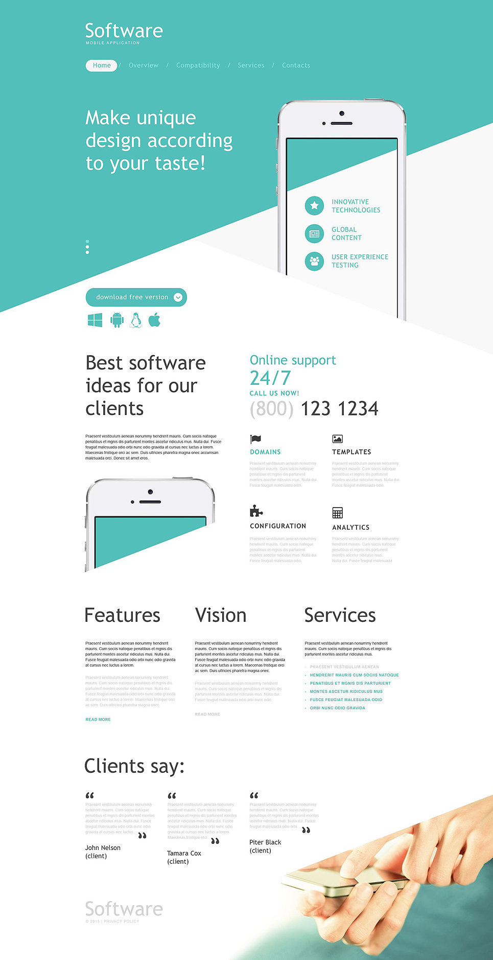 Web Development Muse Template New Screenshots BIG