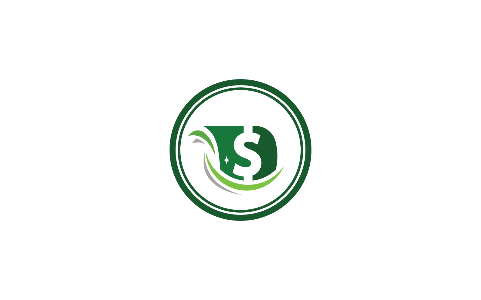 Dollar money design logo template