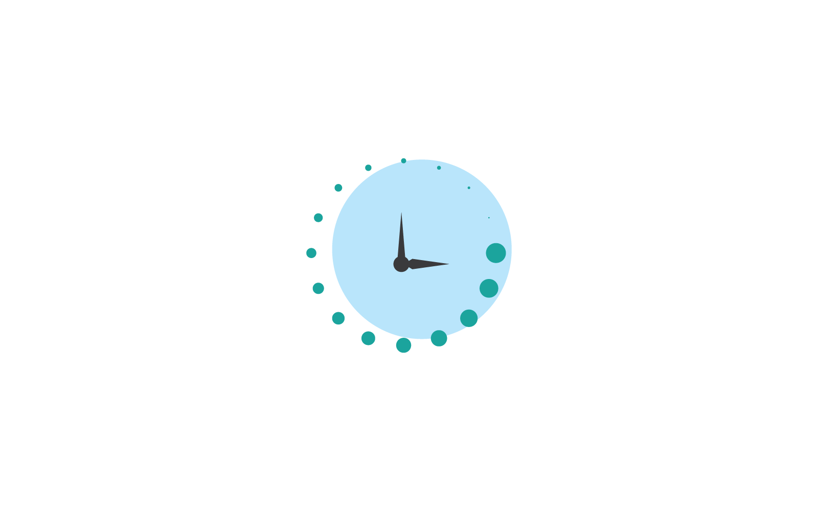 Clock logo illustration icon template