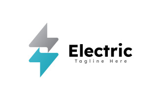 Electric logo icon symbol template desig12n