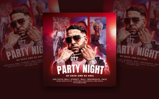 Party Night Social Media Template