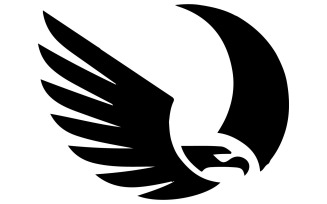 The eagle wing silhouette