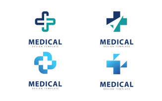 Medical logo icon design template elements .V14