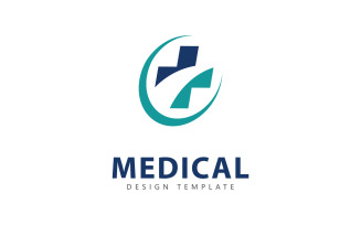 Medical logo icon design template elemets .V7