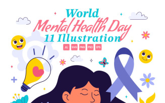 11 World Mental Health Day Illustration