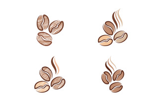Coffee Shop logo Templates Vector icon design illustration v2.1