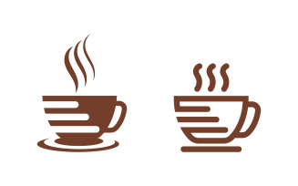 Coffee Shop logo Templates Vector icon design illustration v2.2