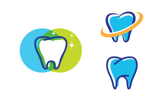 Dental Medical Care Logo icon vector design template v3.2