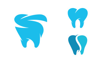 Dental Medical Care Logo icon vector design template v3.4