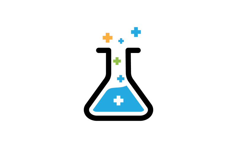 Health Medical Lab Logo template vector illustration design v2.2 Logo Template