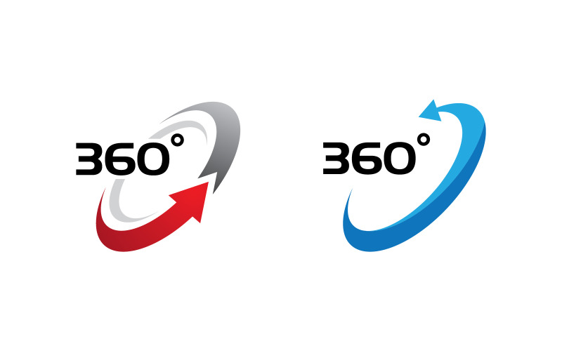 363 Degree View vector illustration logo template v1.1 Logo Template