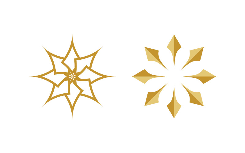 Lotus Flower vector icon design template illustration v3.9 Logo Template