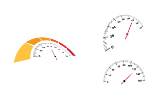 Race Sport Speedometer icon for auto logo illustration design v2.1