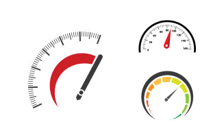Race Sport Speedometer icon for auto logo illustration design v2.2