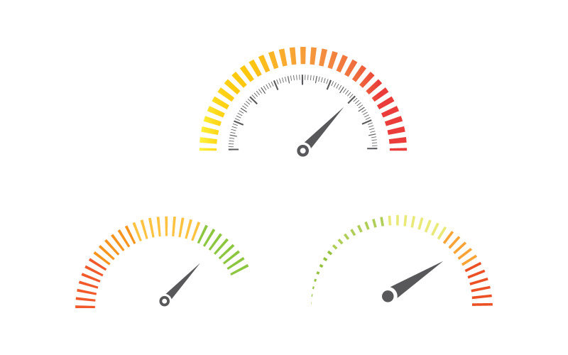 Race Sport Speedometer icon for auto logo illustration design v2.6 Logo Template