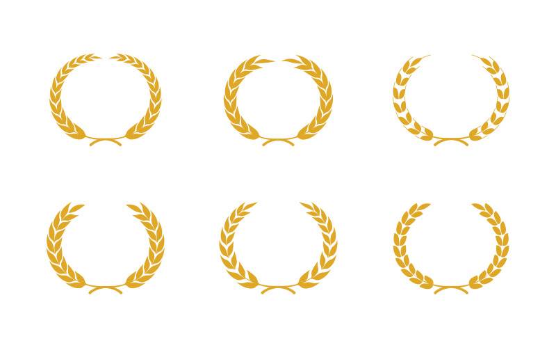 Agriculture Farm wheat rice vector illustration design v3.5 Logo Template