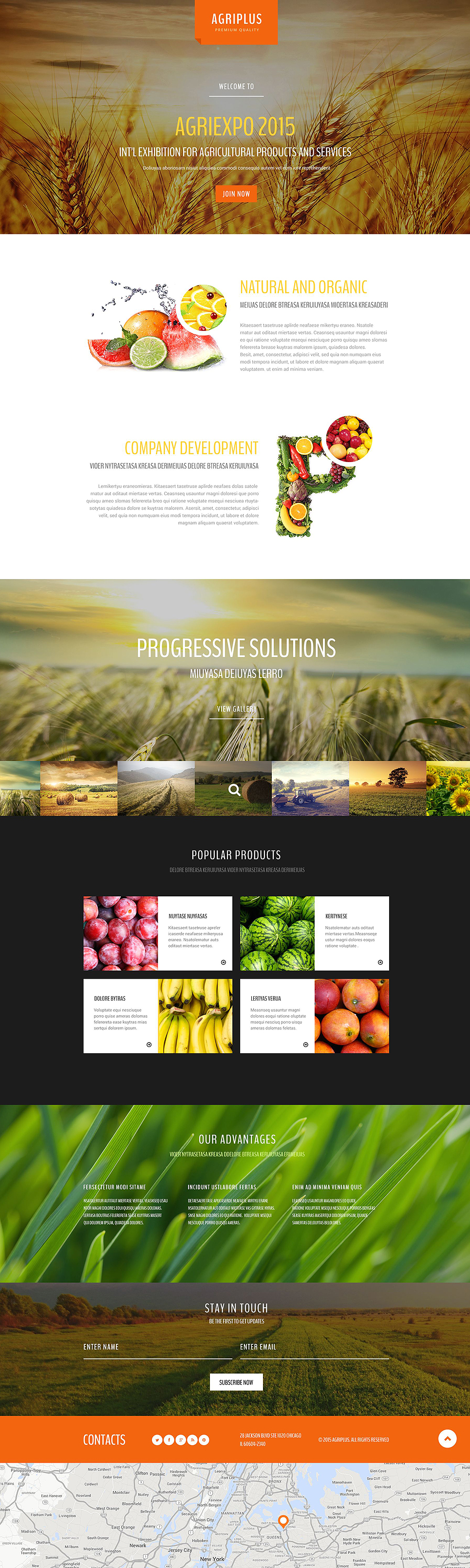 Agriculture Responsive Landing Page Template New Screenshots BIG