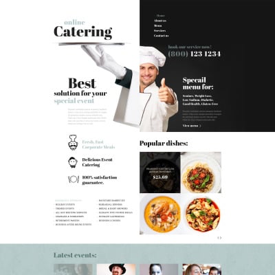 Catering Templates | TemplateMonster