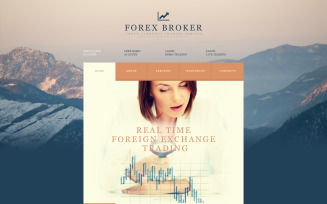 Currency Trading Services Website Template