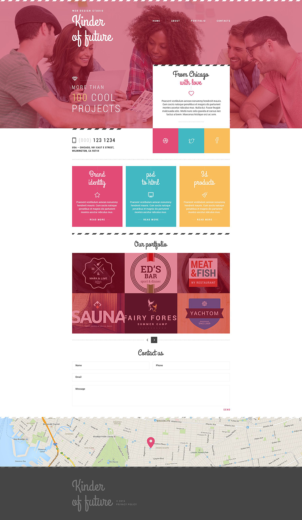 Design Studio Responsive Website Template New Screenshots BIG