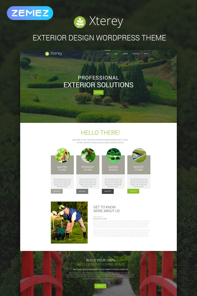 Exterior Design Responsive WordPress Theme