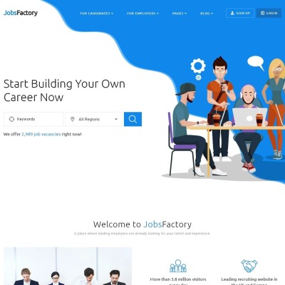 17  Best Job Portal Website Templates
