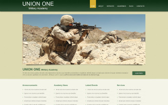 Military School Responsive WordPress Theme