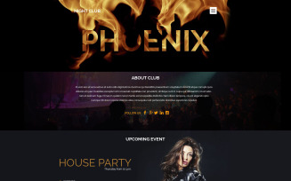 Night Club WordPress Theme
