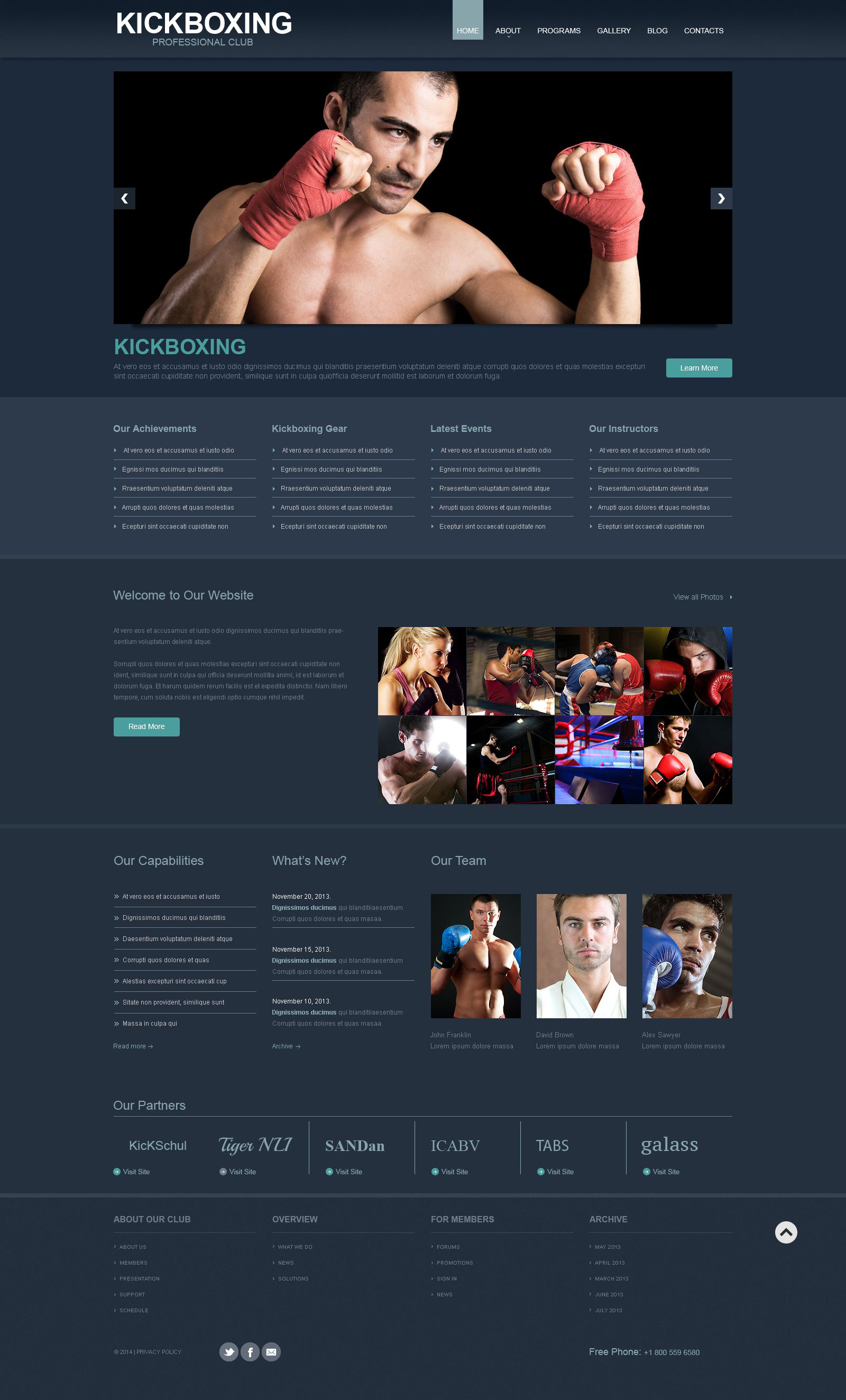Responsivt WordPress-tema #53595 - skärmbild