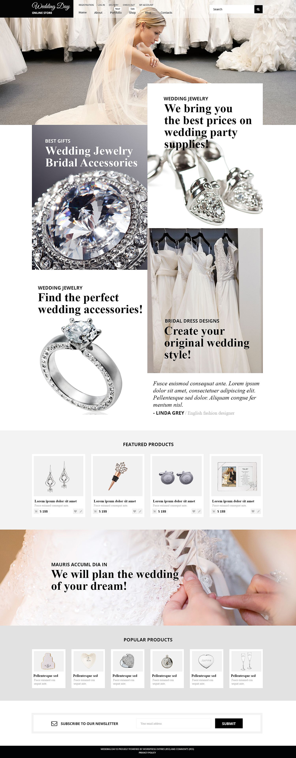 Wedding Stuff WooCommerce Theme New Screenshots BIG