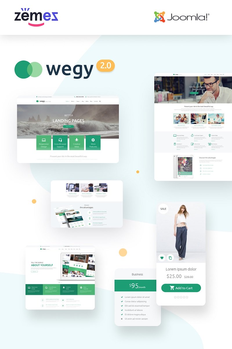 Wegy - Multipurpose Business Template Joomla №53576