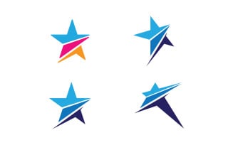 Star speed Concept Logo Illustration design template v1.4