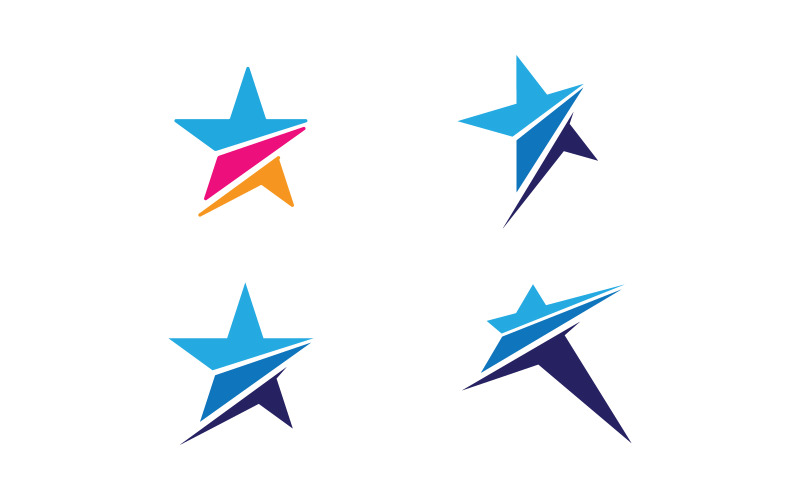 Star speed Concept Logo Illustration design template v1.4 Logo Template