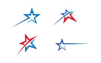 Star speed Concept Logo Illustration design template v1.6
