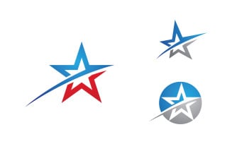 Star speed Concept Logo Illustration design template v1.7