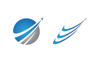 Star speed Concept Logo Illustration design template v1.8