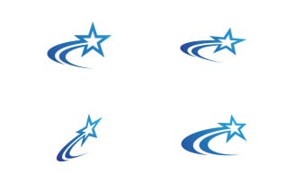 Star speed Concept Logo Illustration design template v1.2