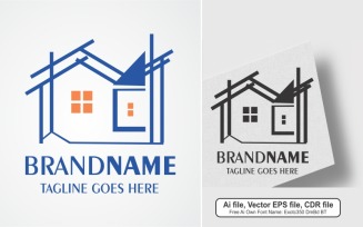 Constriction House Vector Logo