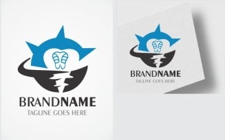 Dental Planet Simple Logo