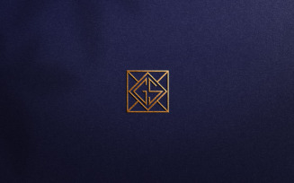 Elegant Geometric G S initials Monogram Logo for Luxury Jewellery and Beauty Brand