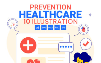 10 Prevention Healthcare Illustration
