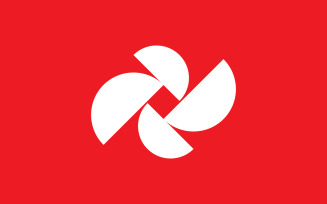Letter N logo template elements, V design 2