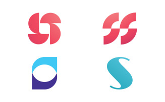 Letter S logo vector template. Creative S Letter initial logo design V15,
