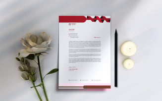 Modern Simple Letterhead Design Template