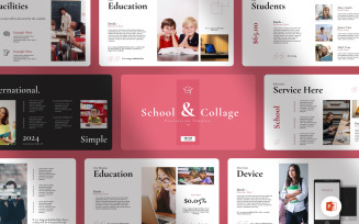 Red Education PowerPoint Presentation Template