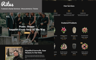 Ritus - Funeral & Burial Services Woocommerce Theme