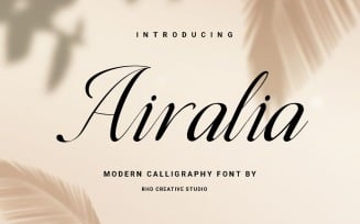 Airalia - Modern Calligraphy Font