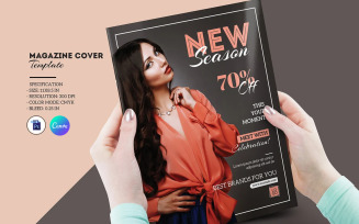 Customizable Magazine Cover Template