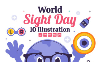 10 World Sight Day Illustration