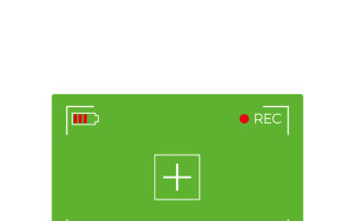 Professional Video Camera Screen Interface Recording Display